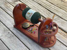 Load image into Gallery viewer, Yarn Spindle and Accessories Holder, Solid Wood