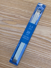 Load image into Gallery viewer, Double-Pointed Needles DPNs, Stainless Steel