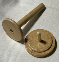 Load image into Gallery viewer, Wooden Yarn Holder Spindle