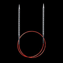 Load image into Gallery viewer, AddiNovel square circular fixed lace needles coiled up with needles pointing upwards