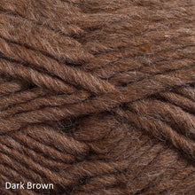 Load image into Gallery viewer, Crucci Natural Wonder 18ply Super Chunky pure NZ wool yarn, dark brown
