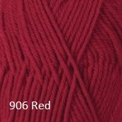 Naturally Loyal Aran 10ply pure NZ wool yarn, red