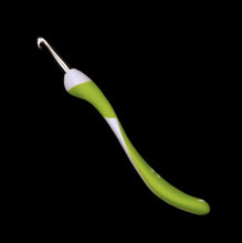 Load image into Gallery viewer, Addi Swing crochet hook 7mm lime side view
