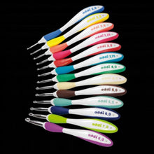 Load image into Gallery viewer, Addi Swing crochet hooks 13 lined up sized 2.0mm to 8.00mm