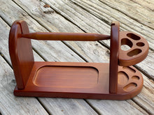 Load image into Gallery viewer, Yarn Spindle and Accessories Holder, Solid Wood
