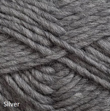Load image into Gallery viewer, Crucci Natural Wonder 18ply Super Chunky pure NZ wool yarn, silver
