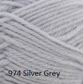 Load image into Gallery viewer, Naturally Loyal Aran 10ply pure NZ wool yarn, silver grey
